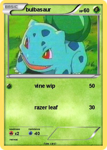 Pokemon bulbasaur