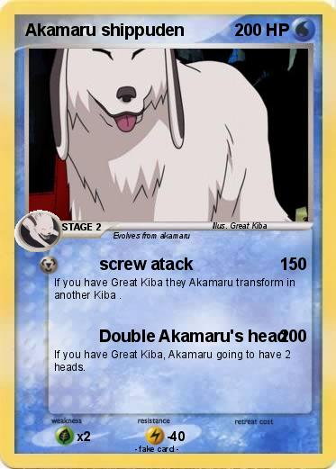 Pokemon Akamaru shippuden