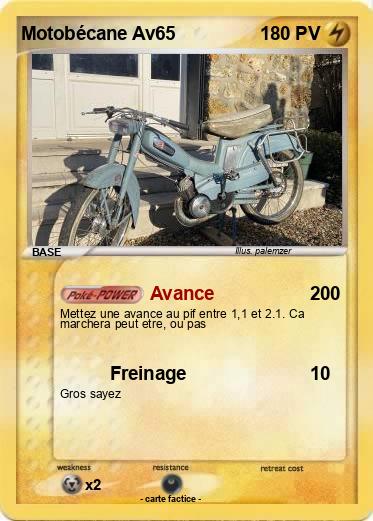 Pokemon Motobécane Av65