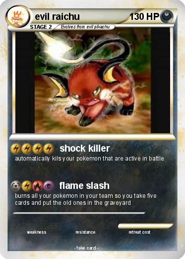 Pokemon evil raichu
