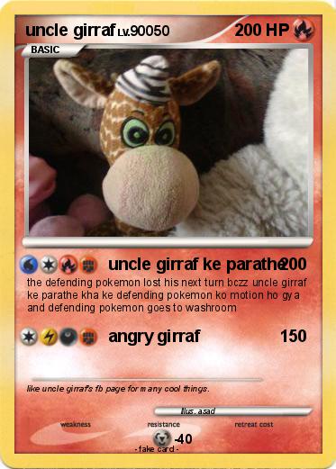 Pokemon uncle girraf