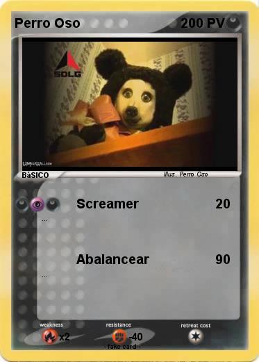 Pokemon Perro Oso