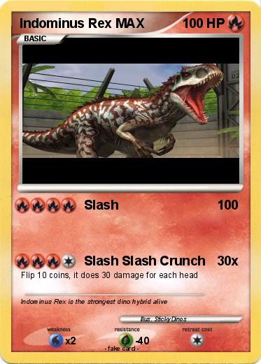 Pokemon Indominus Rex MAX