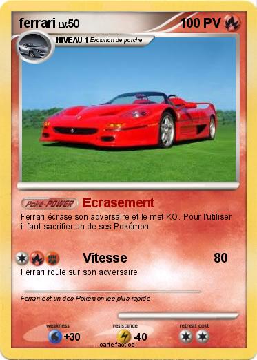 Pokemon ferrari