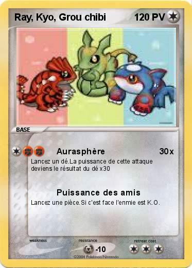 Pokemon Ray, Kyo, Grou chibi