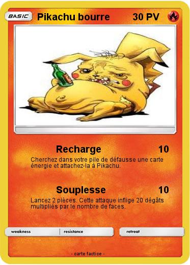 Pokemon Pikachu bourre