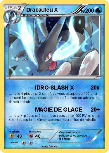 Pokemon Dracaufeu X