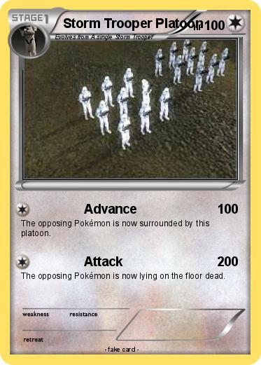 Pokemon Storm Trooper Platoon