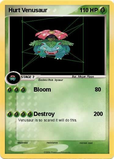 Pokemon Hurt Venusaur