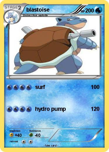 Pokemon blastoise