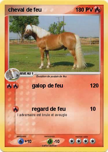 Pokemon cheval de feu