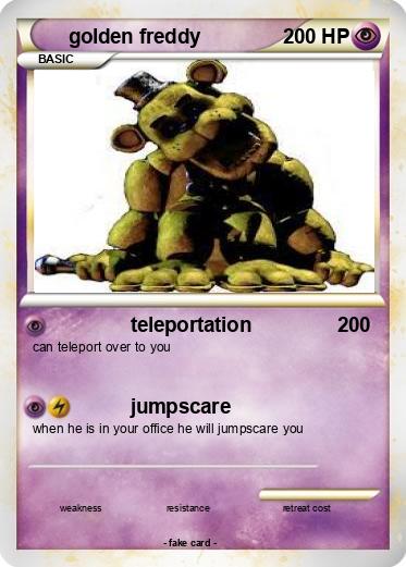 Pokemon golden freddy