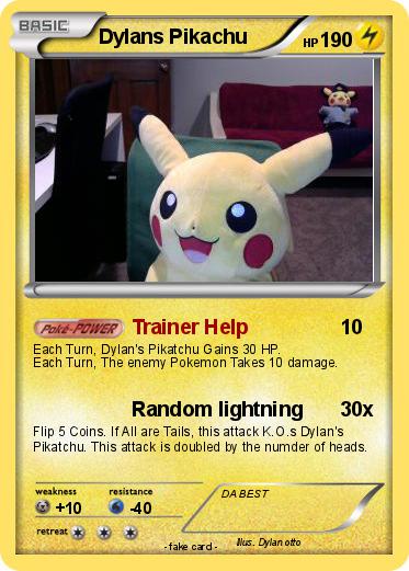 Pokemon Dylans Pikachu