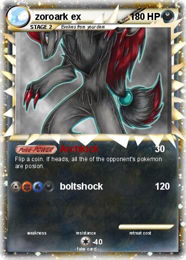Pokemon zoroark ex