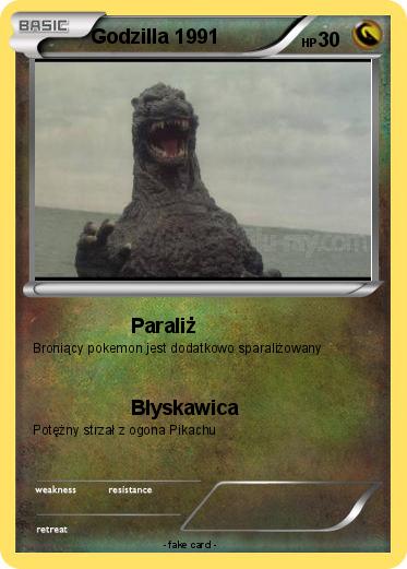 Pokemon Godzilla 1991
