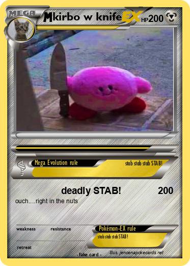 Pokemon kirbo w knife