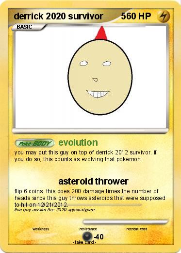 Pokemon derrick 2020 survivor       5
