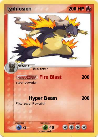 Pokemon typhlosion