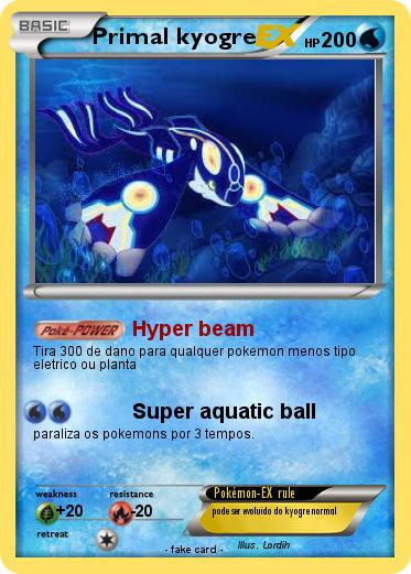 Pokemon Primal kyogre