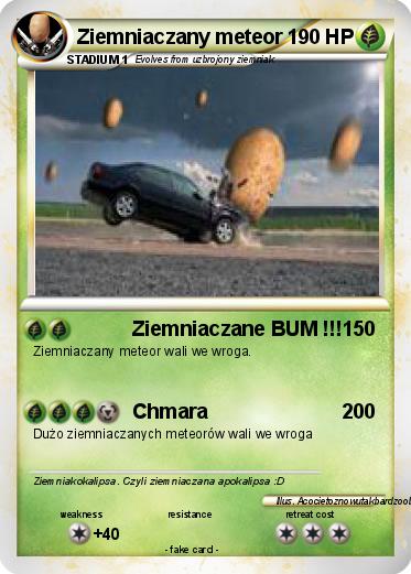 Pokemon Ziemniaczany meteor