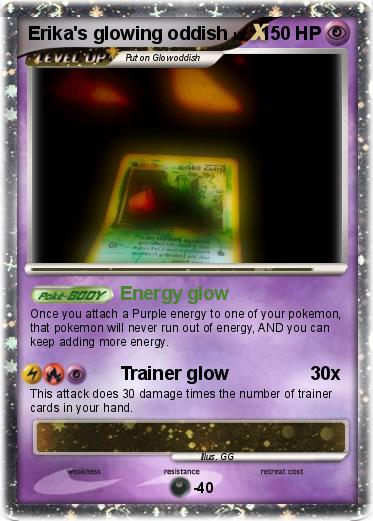 Pokemon Erika's glowing oddish