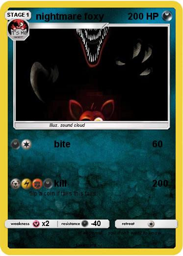 Pokemon nightmare foxy