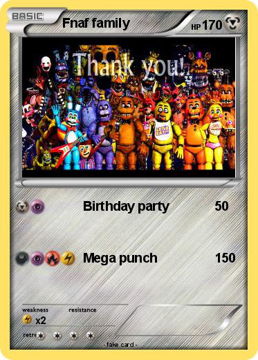 Pokemon Fnaf family