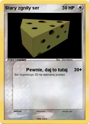 Pokemon Stary zgniły ser