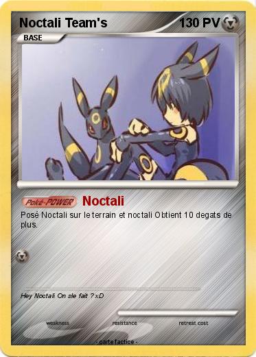 Pokemon Noctali Team's
