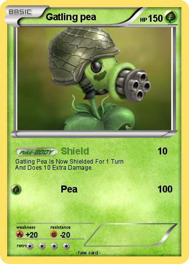 Pokemon Gatling pea