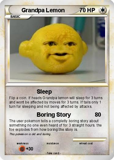 Pokemon Grandpa Lemon