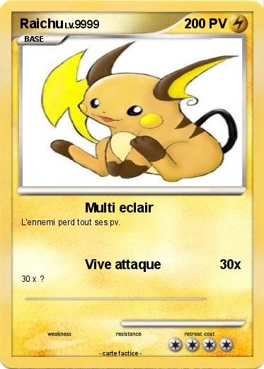 Pokemon Raichu