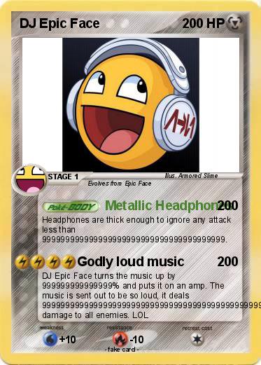 Pokemon DJ Epic Face