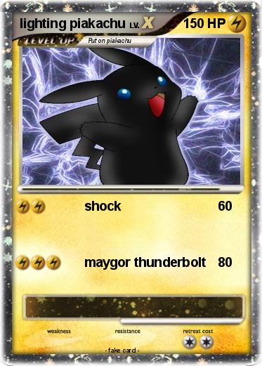 Pokemon lighting piakachu