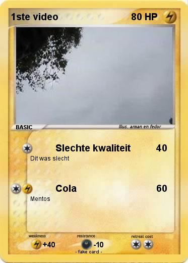 Pokemon 1ste video