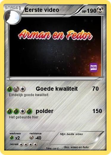 Pokemon Eerste video