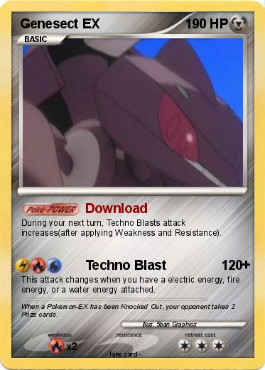 Pokemon Genesect EX