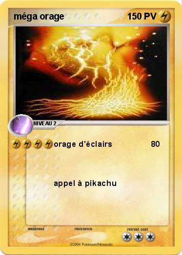Pokemon méga orage