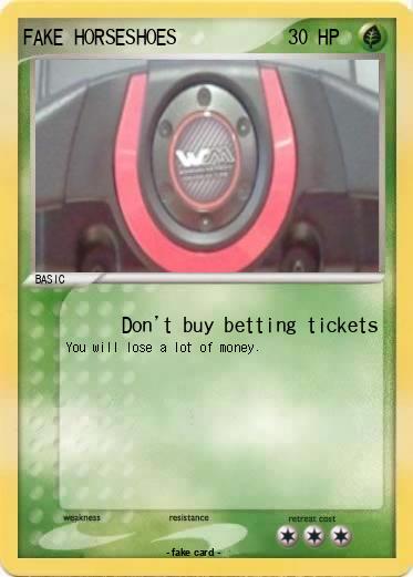Pokemon FAKE HORSESHOES