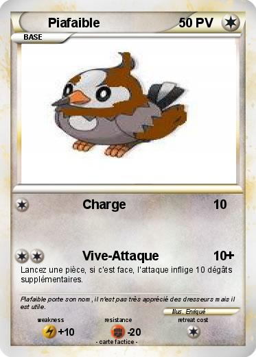 Pokemon Piafaible