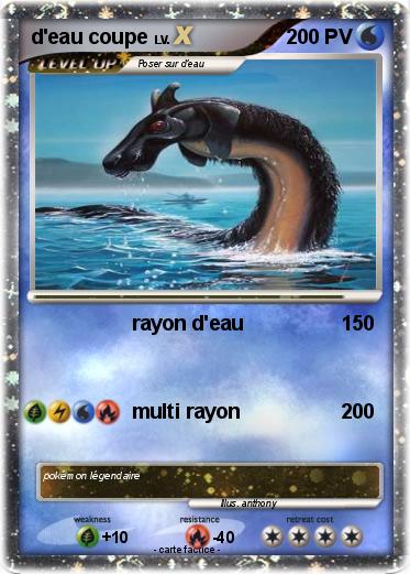 Pokemon d'eau coupe