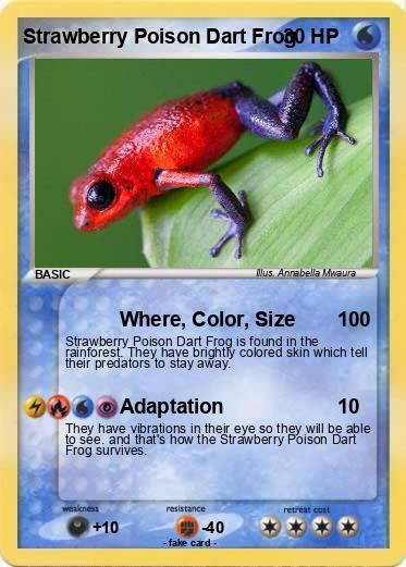Pokemon Strawberry Poison Dart Frog