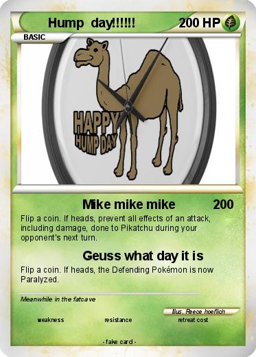 Pokemon Hump  day!!!!!!
