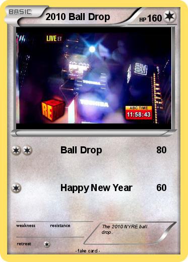 Pokemon 2010 Ball Drop