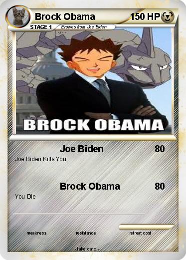Pokemon Brock Obama