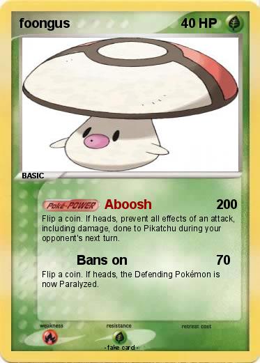 Pokemon foongus