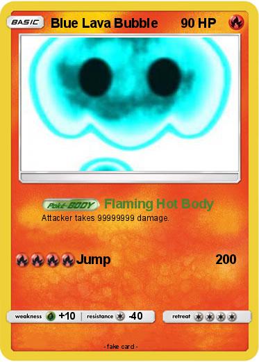 Pokemon Blue Lava Bubble