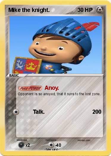 Pokemon Mike the knight.