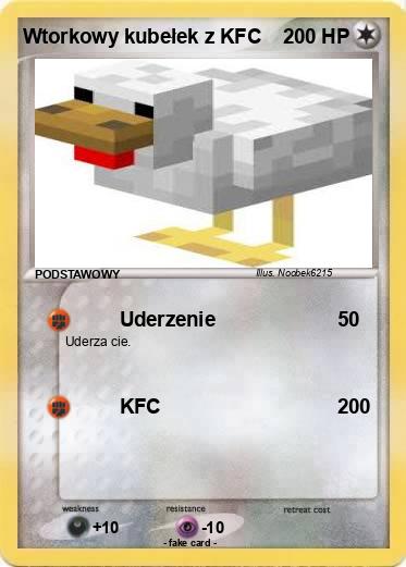 Pokemon Wtorkowy kubełek z KFC