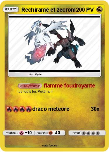 Pokemon Rechirame et zecrom